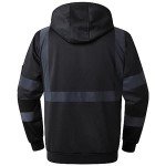 High-Visibility Reflective Zip-Up Hoodie for Work