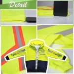 Hi-Vis Safety Jacket Hoodie with Custom Logo