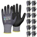 KAYGO MicroFoam Nitrile Coated Safety Gloves