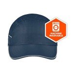 Ergodyne Bump Cap: Breathable Baseball Hat, Navy