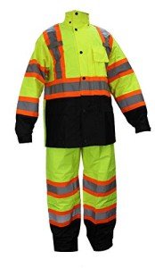Hi-Viz Class 3 Rain Suit Jacket & Pants