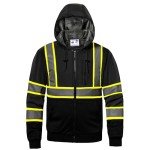Men's High Visibility Fleece Lined Hoodie