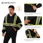 Men's High Visibility Fleece Lined Hoodie