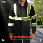 Men's High Visibility Fleece Lined Hoodie