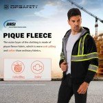 Men's High Visibility Fleece Lined Hoodie