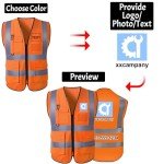 Personalized High Visibility Reflective Safety Vest