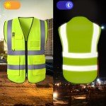 Personalized High Visibility Reflective Safety Vest