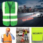 Personalized High Visibility Reflective Safety Vest