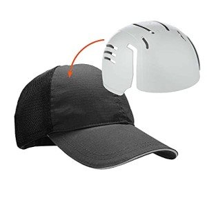 Ergodyne Skullerz Bump Cap Baseball Hat, Black