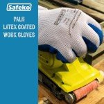 Heavy Duty Latex Palm Coated Safety Gloves