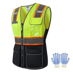 High Visibility Women's Reflective Safety Vest, Large