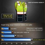 High Visibility Women's Reflective Safety Vest, Large