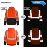 High Visibility Reflective Hoodie for Men