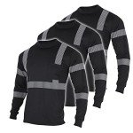 High Visibility Reflective Safety T-Shirts for Men