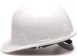 Pyramex White Hard Hat with 4-Point Suspension