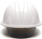 Pyramex White Hard Hat with 4-Point Suspension