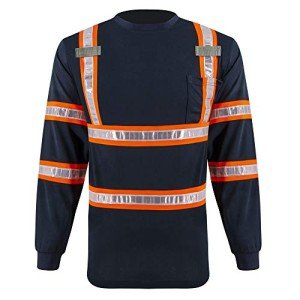 High Visibility Reflective Safety Work Shirts