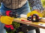 DULFINE Durable Leather Work Gloves for Gardeners