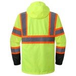 Hi-Vis Waterproof Rain Jacket and Pants Set