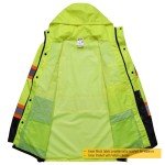 Hi-Vis Waterproof Rain Jacket and Pants Set