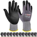 Micro-Foam Nitrile Coated Safety Work Gloves