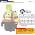 Hi-Vis Waterproof Rain Jacket and Pants Set