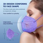 20-Pack Multi-Color KN95 Face Masks for Adults
