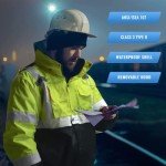 High Visibility Waterproof Reflective Jacket for Men