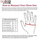 SKYDEER Premium Genuine Deerskin Work Gloves