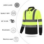 Hi-Vis Safety Polo Shirts – 6 Pack Set