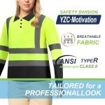 Hi-Vis Safety Polo Shirts – 6 Pack Set