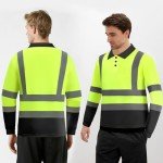 Hi-Vis Safety Polo Shirts – 6 Pack Set