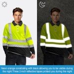 Hi-Vis Safety Polo Shirts – 6 Pack Set