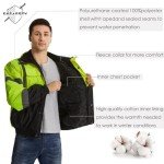 High Visibility Waterproof Safety Jackets for Men