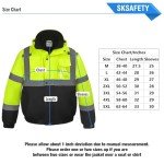 High Visibility Waterproof Safety Jackets for Men