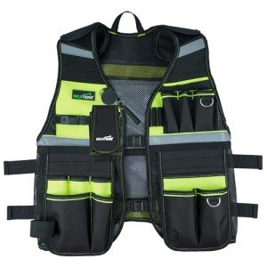MELOTOUGH Reflective Tool Vest with Phone Holder