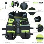 MELOTOUGH Reflective Tool Vest with Phone Holder