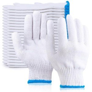 Heat Resistant White Gloves for Cooking and Safety