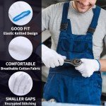 Heat Resistant White Gloves for Cooking and Safety