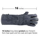 OZERO 932°F Heat Resistant Cowhide Welding Gloves