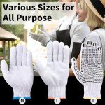 Heat Resistant White Gloves for Cooking and Safety