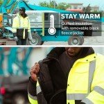Men's Hi-Vis 5-in-1 Waterproof Safety Jacket