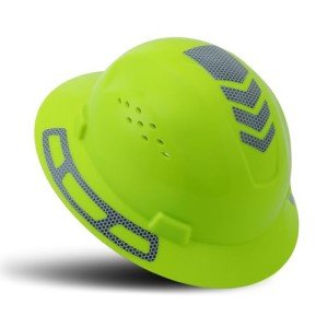 Vented Full Brim Hard Hat Safety Helmet