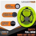 Vented Full Brim Hard Hat Safety Helmet
