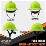 Vented Full Brim Hard Hat Safety Helmet