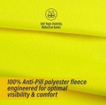 Hi-Vis Yellow Reflective Hoodie - X-Large