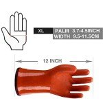 Insulated Waterproof Oil Resistant Work Gloves (Large)