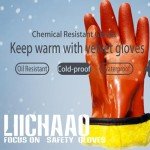 Insulated Waterproof Oil Resistant Work Gloves (Large)