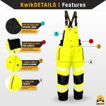 RIVER OTTER Waterproof Insulated Rain Bib - Yellow