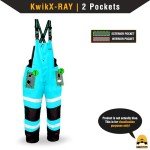 RIVER OTTER Waterproof Insulated Rain Bib - Yellow
